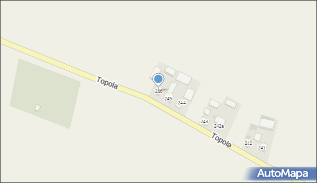 Topola, Topola, 246, mapa Topola