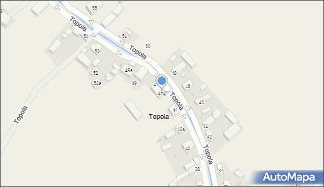 Topola, Topola, 47a, mapa Topola