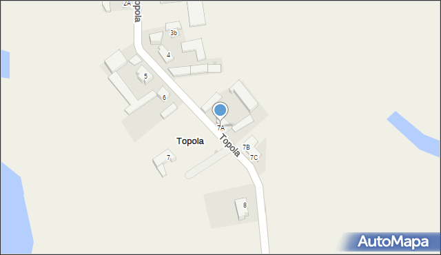 Topola, Topola, 7A, mapa Topola