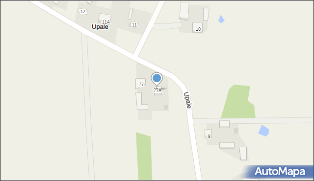 Topola Szlachecka, Topola Szlachecka, 77A, mapa Topola Szlachecka