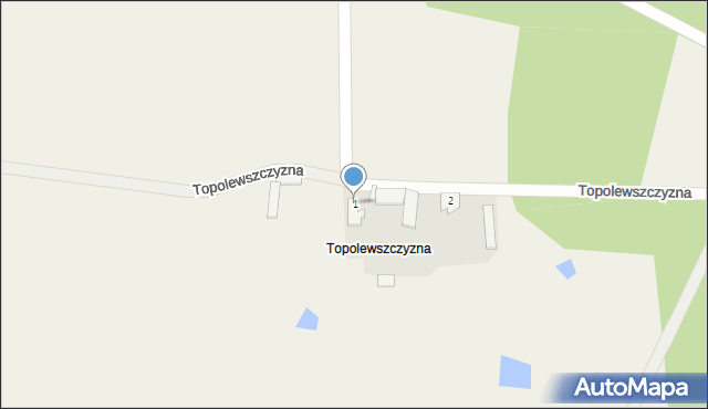 Topolewszczyzna, Topolewszczyzna, 1, mapa Topolewszczyzna