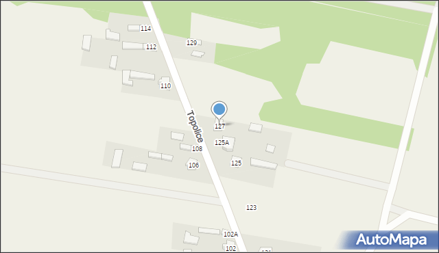 Topolice, Topolice, 127, mapa Topolice