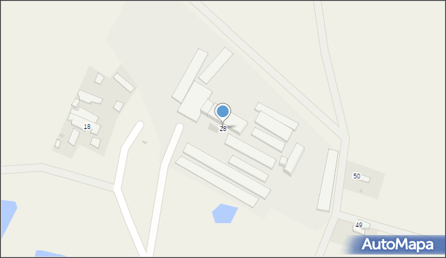 Topólno, Topólno, 28, mapa Topólno