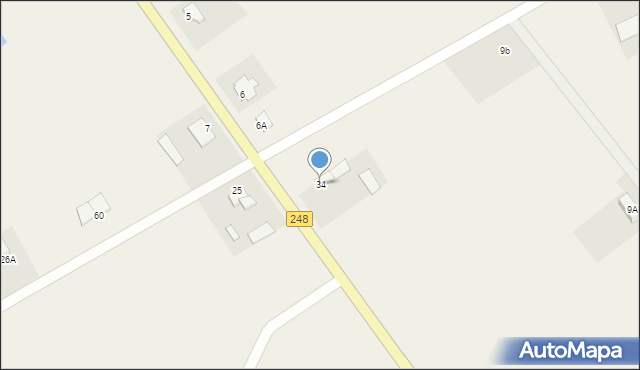 Topolno, Topolno, 34, mapa Topolno