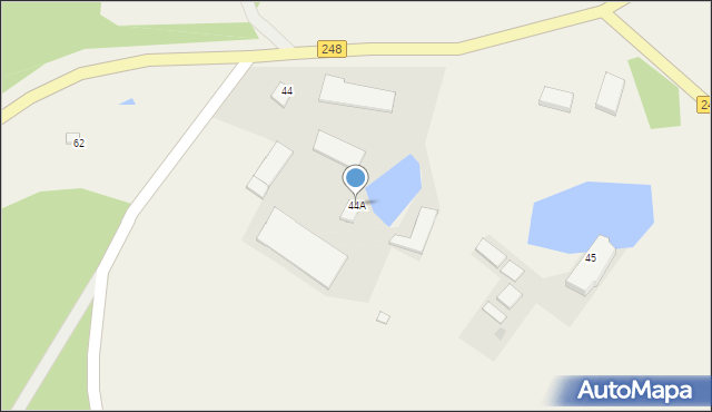 Topolno, Topolno, 44A, mapa Topolno