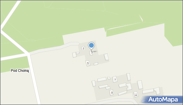 Topór, Topór, 3, mapa Topór