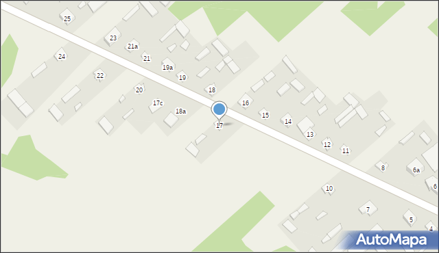 Topór, Topór, 17, mapa Topór