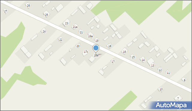 Topór, Topór, 18a, mapa Topór