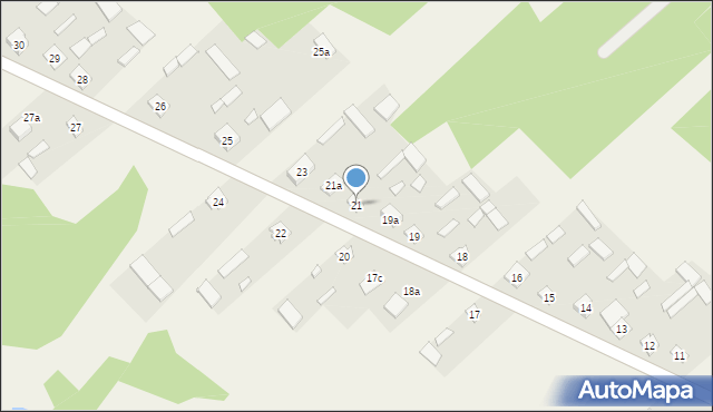 Topór, Topór, 21, mapa Topór
