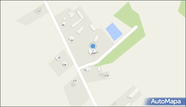 Topórek, Topórek, 44A, mapa Topórek