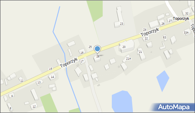 Toporzyk, Toporzyk, 18, mapa Toporzyk