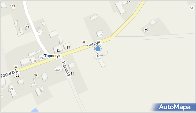 Toporzyk, Toporzyk, 34, mapa Toporzyk