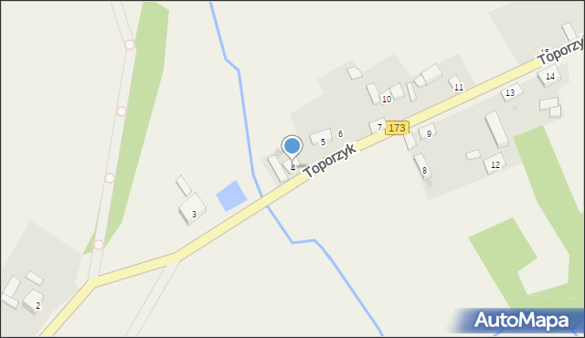 Toporzyk, Toporzyk, 4, mapa Toporzyk