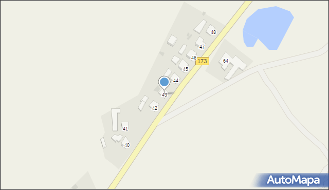 Toporzyk, Toporzyk, 43, mapa Toporzyk