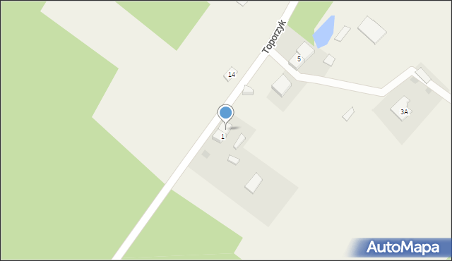 Toporzyk, Toporzyk, 2, mapa Toporzyk