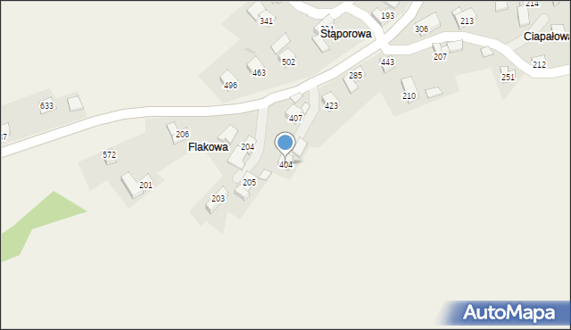 Toporzysko, Toporzysko, 404, mapa Toporzysko