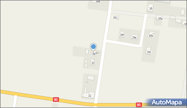 Toporzysko, Toporzysko, 34, mapa Toporzysko