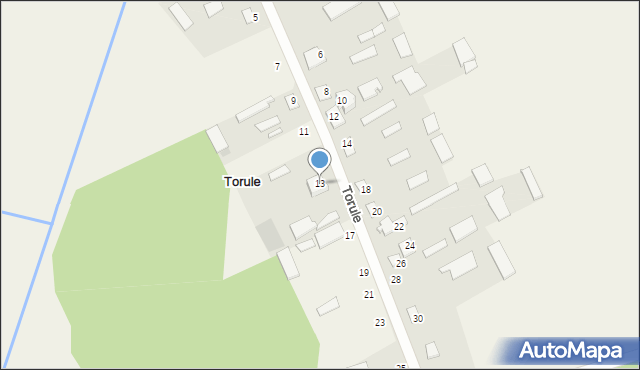 Torule, Torule, 13, mapa Torule