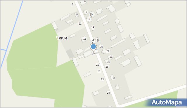Torule, Torule, 17, mapa Torule