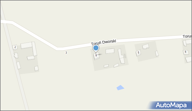 Toruń Dworski, Toruń Dworski, 4, mapa Toruń Dworski