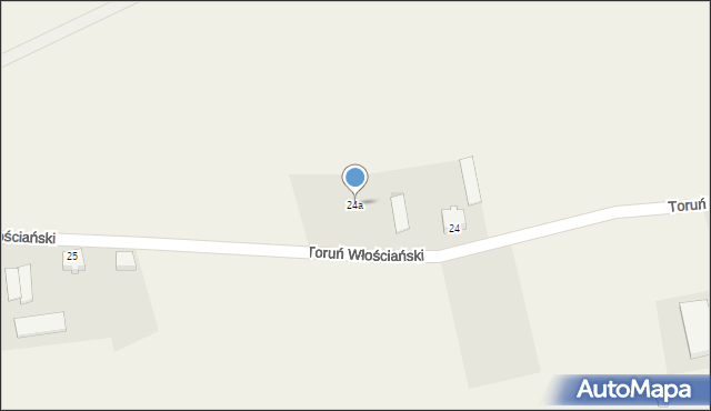 Toruń Włościański, Toruń Włościański, 24a, mapa Toruń Włościański
