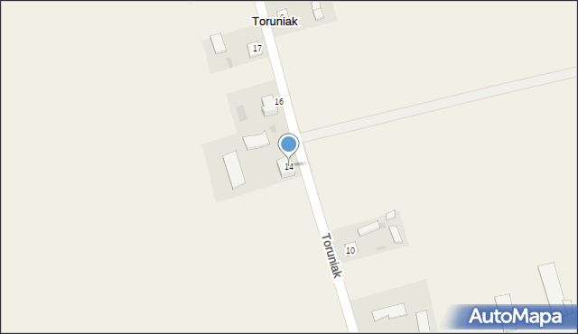 Toruniak, Toruniak, 14, mapa Toruniak