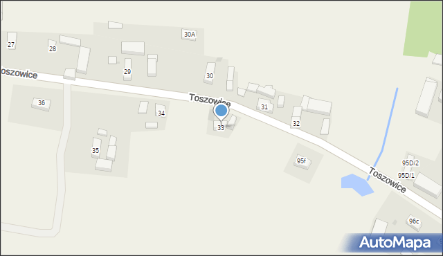 Toszowice, Toszowice, 33, mapa Toszowice