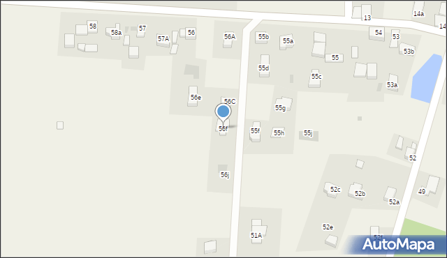 Toszowice, Toszowice, 56f, mapa Toszowice