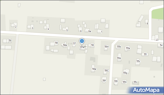 Toszowice, Toszowice, 57A, mapa Toszowice