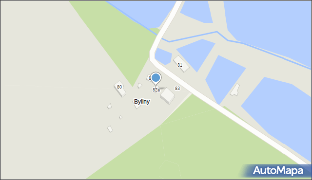 Ujazd, Tomaszowska, 82a, mapa Ujazd