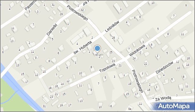 Ujsoły, Topolowa, 4, mapa Ujsoły