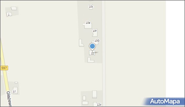 Unisław, Toruńska, 12, mapa Unisław