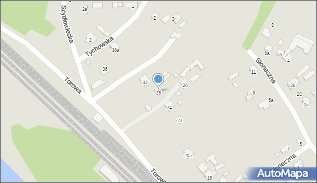 Wąchock, Torowa, 30, mapa Wąchock