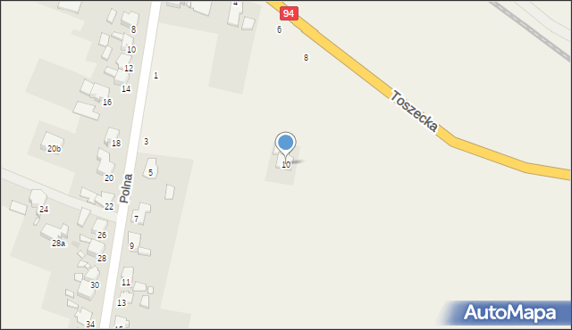 Warmątowice, Toszecka, 10, mapa Warmątowice