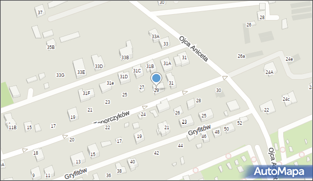 Warszawa, Toporczyków, 29, mapa Warszawy