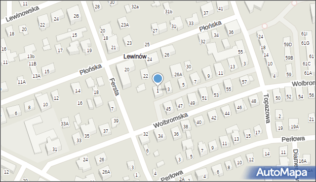 Warszawa, Torfowa, 1, mapa Warszawy