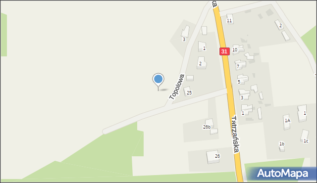 Widuchowa, Topolowa, 4, mapa Widuchowa