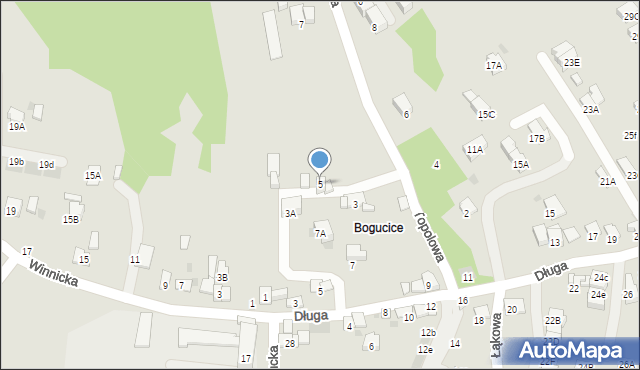 Wieliczka, Topolowa, 5, mapa Wieliczka