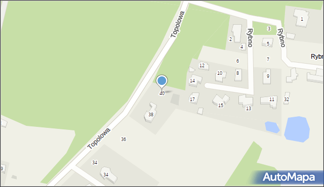 Wiktorów, Topolowa, 40, mapa Wiktorów