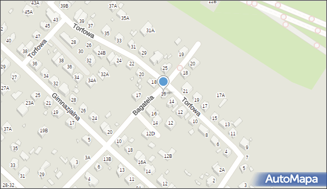 Wrocław, Torfowa, 16, mapa Wrocławia