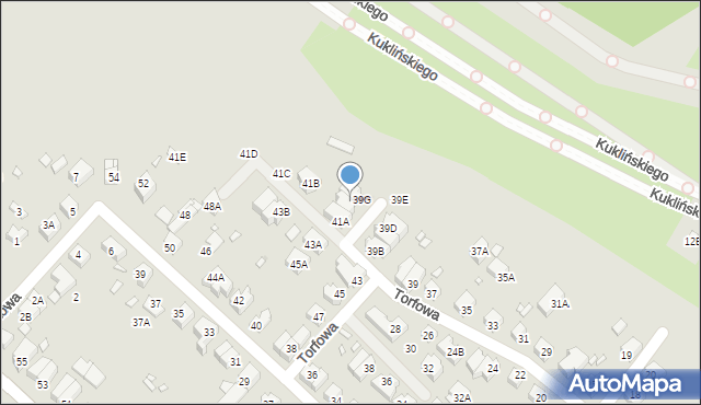 Wrocław, Torfowa, 41, mapa Wrocławia