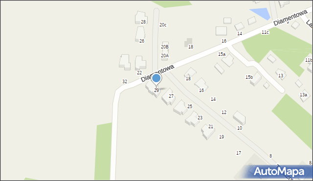 Żółtańce-Kolonia, Topazowa, 29, mapa Żółtańce-Kolonia