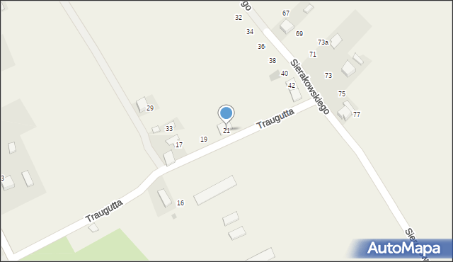 Balin, Traugutta Romualda, gen., 21, mapa Balin