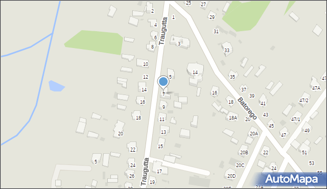 Bielsk Podlaski, Traugutta Romualda, gen., 7, mapa Bielsk Podlaski