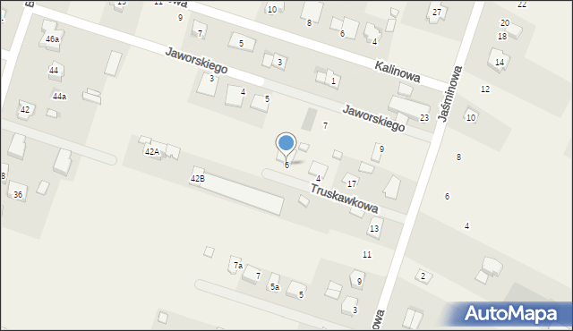 Bilcza, Truskawkowa, 6, mapa Bilcza