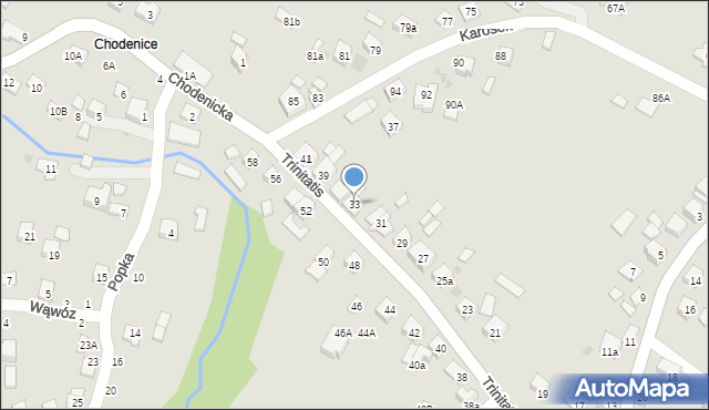 Bochnia, Trinitatis, 33, mapa Bochni