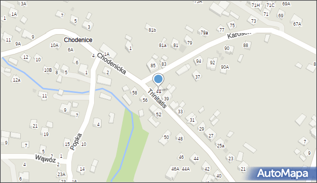 Bochnia, Trinitatis, 41, mapa Bochni