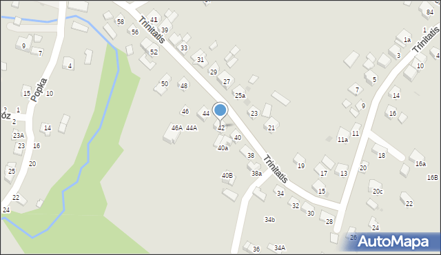 Bochnia, Trinitatis, 42, mapa Bochni