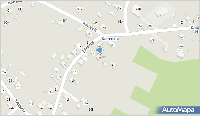 Bochnia, Trinitatis, 6, mapa Bochni