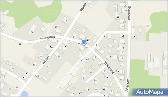 Boruszowice, Traugutta Romualda, gen., 25, mapa Boruszowice